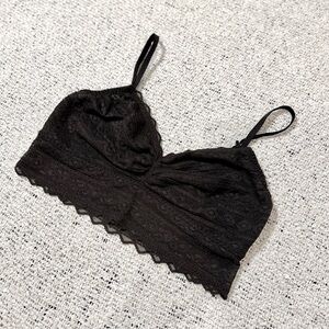 Victoria’s Secret PINK Black Lace Bralette S